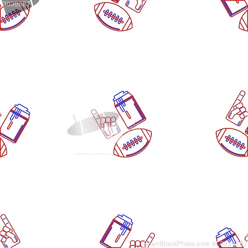 Image of Vector background for American football