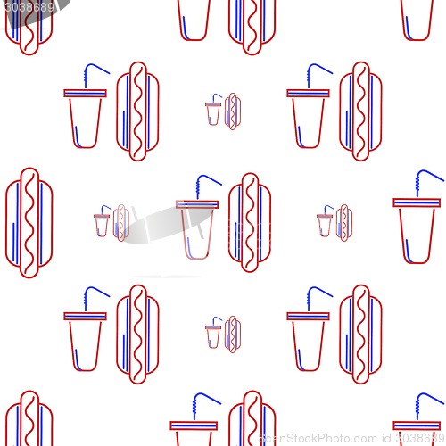 Image of Vector background for fan food and beverage