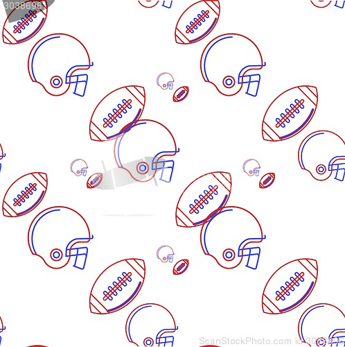 Image of Vector background for American football