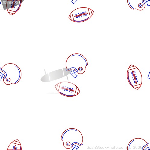 Image of Vector background for American football