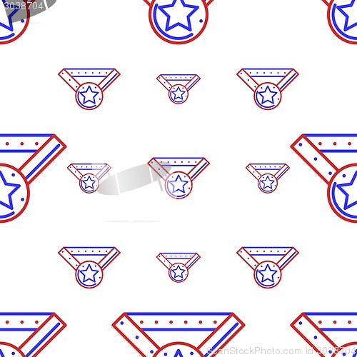 Image of Vector background for sports medal