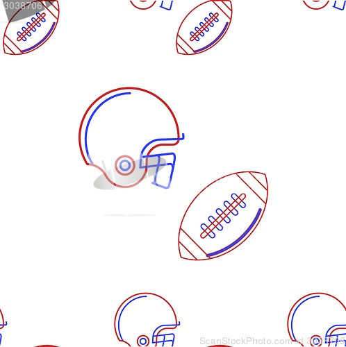 Image of Vector background for American football