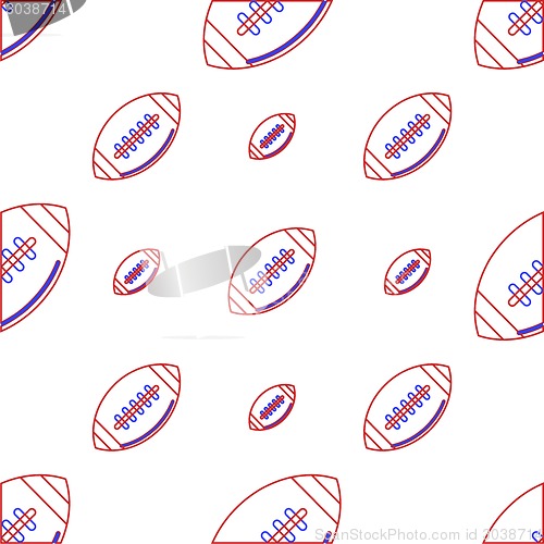 Image of Vector background for American football. Ball