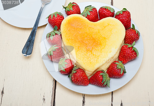 Image of heart cheesecake