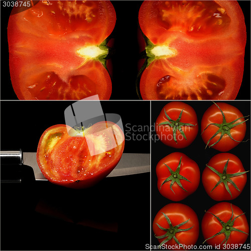 Image of tomatoes collage