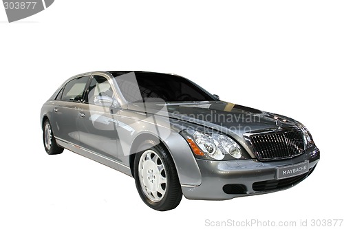 Image of Maybach car during Taipei 2002 motor show