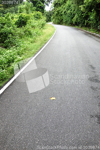 Image of empty road