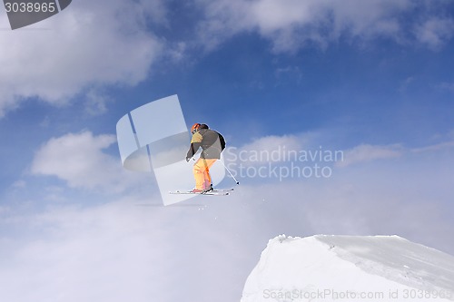 Image of Extreme Jumping skier 