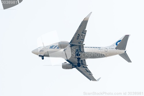 Image of Flying Boeing 737-524 of Utair company