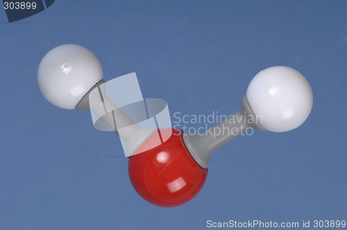 Image of H2O Water Molecule