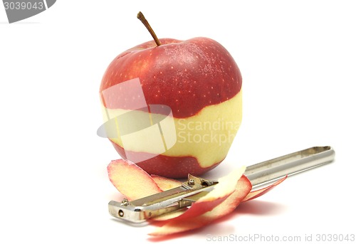 Image of Apple peeling