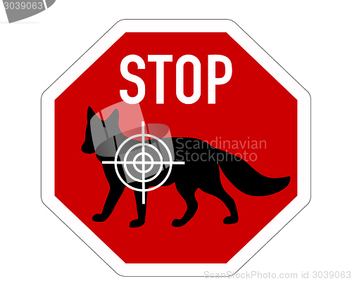 Image of Stop crosshair fox