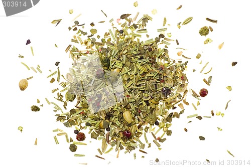 Image of Pile of mixed herbs

