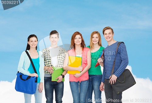 Image of group of smiling students standing