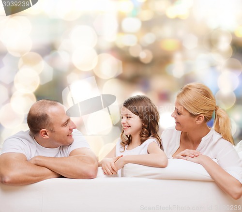 Image of happy family at home