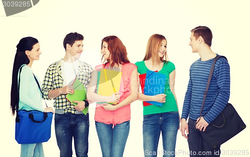 Image of group of smiling students standing