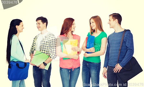 Image of group of smiling students standing