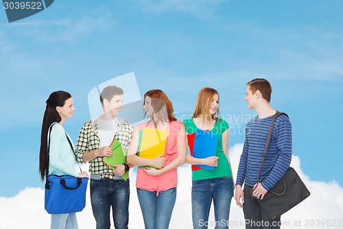 Image of group of smiling students standing