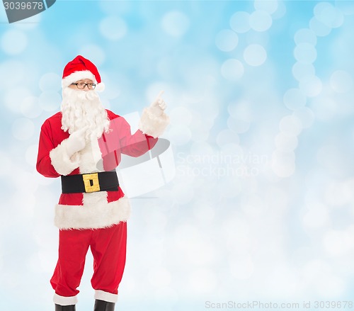 Image of man in costume of santa claus