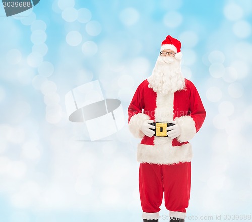 Image of man in costume of santa claus