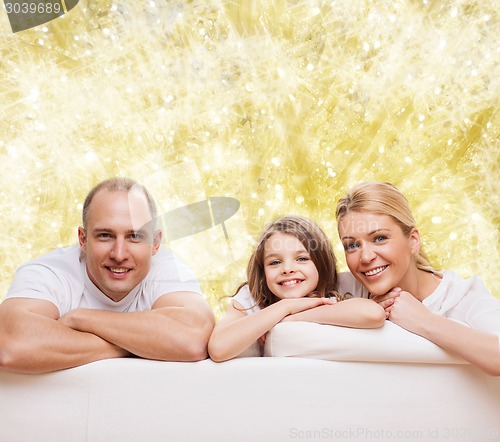 Image of happy family at home