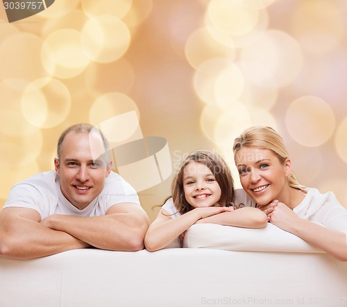 Image of happy family at home