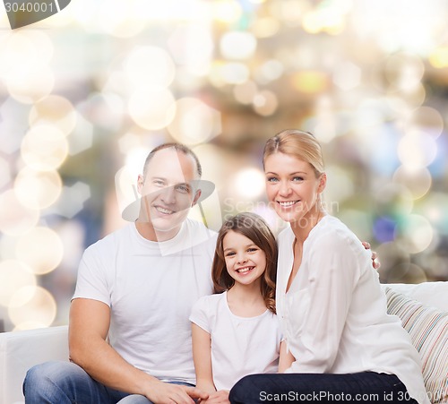 Image of happy family at home