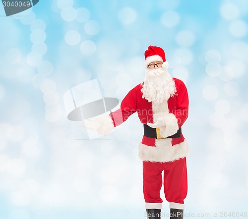 Image of man in costume of santa claus