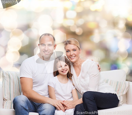 Image of happy family at home