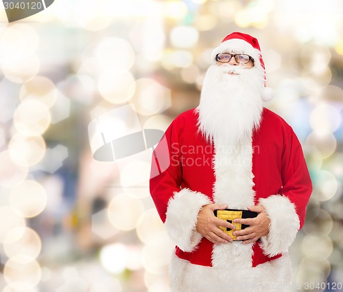 Image of man in costume of santa claus