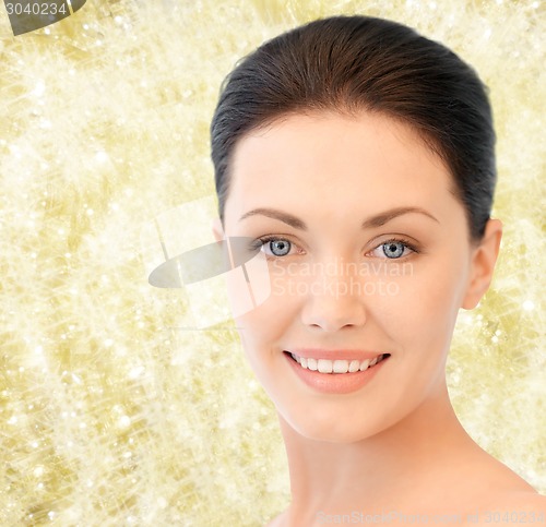 Image of beautiful young woman face