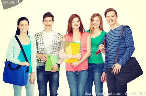 Image of group of smiling students standing