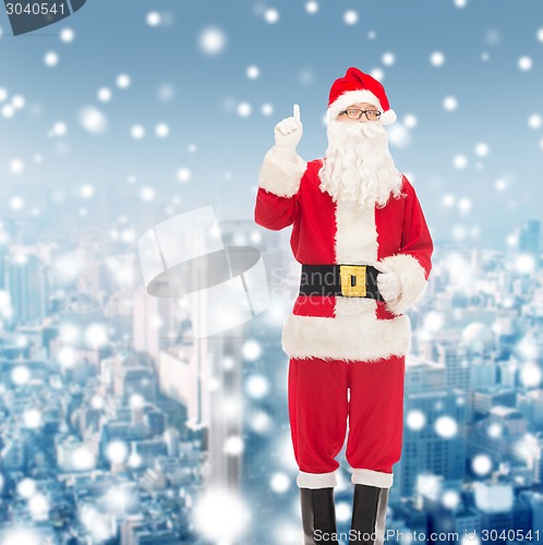 Image of man in costume of santa claus