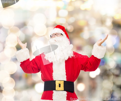 Image of man in costume of santa claus
