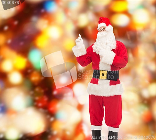 Image of man in costume of santa claus