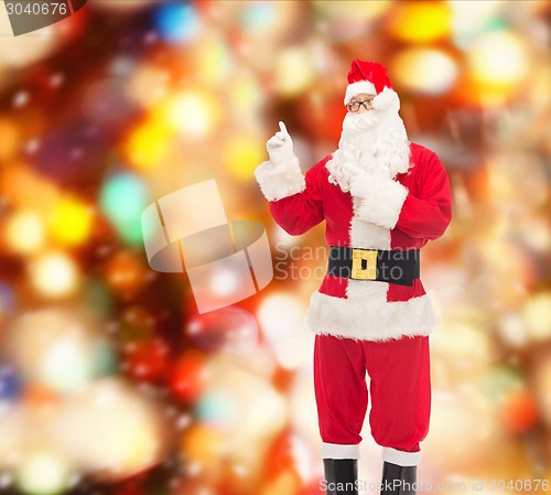 Image of man in costume of santa claus