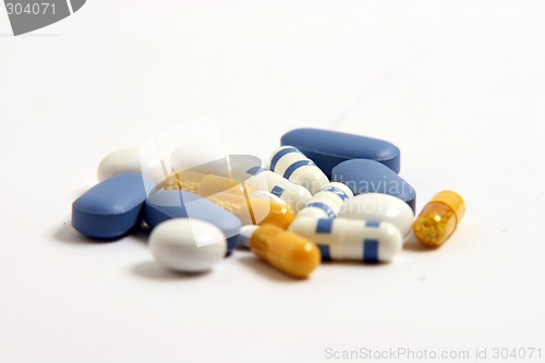 Image of color pills