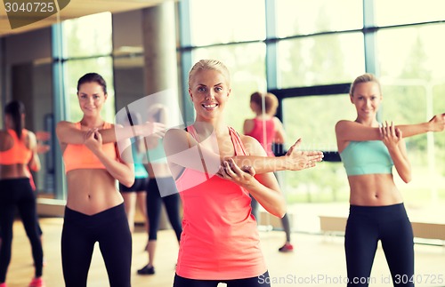 Image of group of women working out in gym