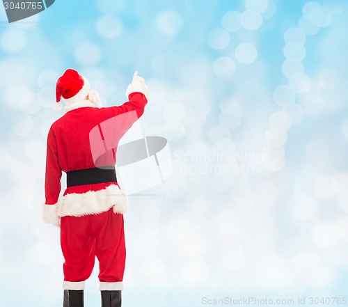Image of man in costume of santa claus