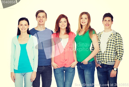 Image of group of smiling students standing