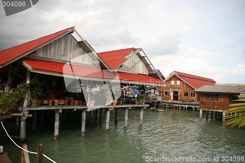 Image of floating restaurant
