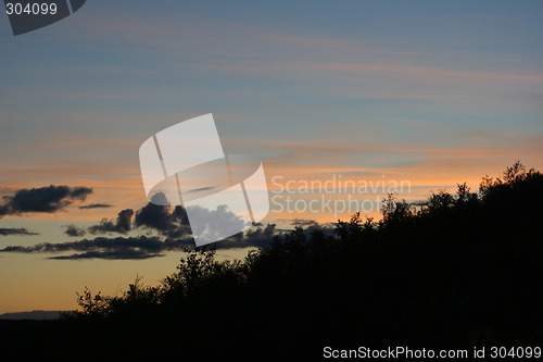 Image of evening in Finnmark, autumn