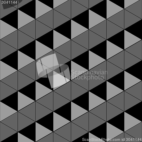 Image of Stylish texture. Repeating geometric tiles. Vector illustration 