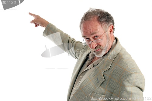 Image of Professor pointing
