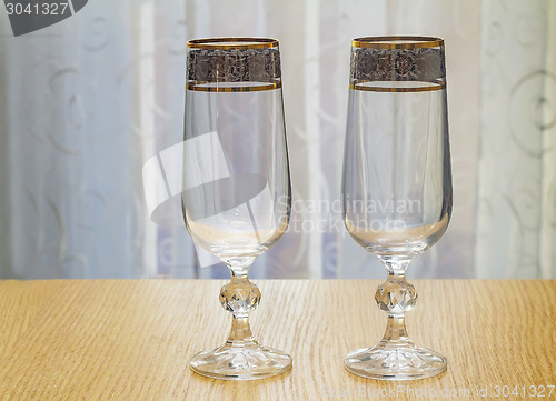 Image of Two beautiful glass of the glass.