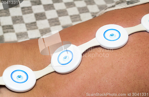 Image of Portable and easy to use physiotherapy device for the magnetic t