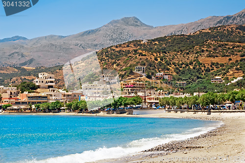 Image of Landscape with sea views. The Island Of Crete, Greece.