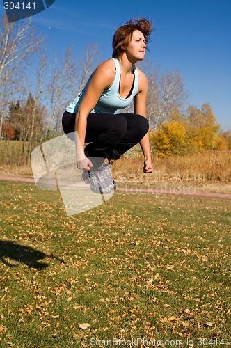 Image of Jumping girl