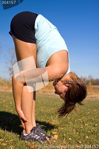 Image of Woman Stretching