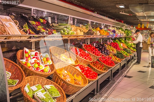 Image of At the supermarket.